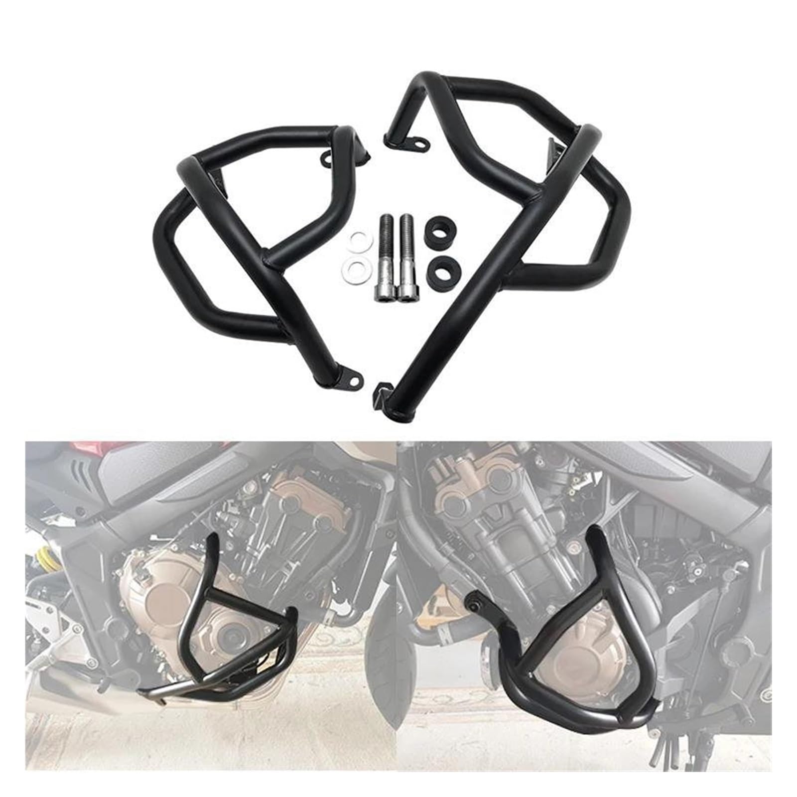 Protezione Caduta Moto per CB650R 2019-2022 Protezione Anticaduta Moto Protezione Motore Crash Bar Telaio PARAurti Barre Protezione