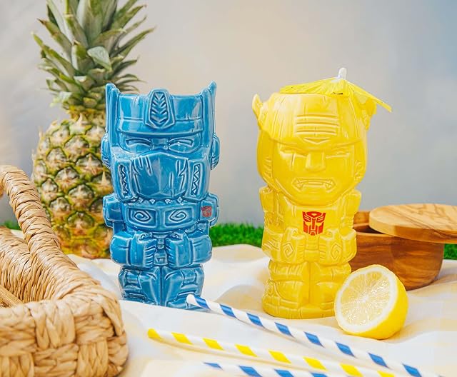 Foto 7 de 8 de TRANSFORMERS Geeki Tikis Bumblebee - Taza de cerámica (16 oz)