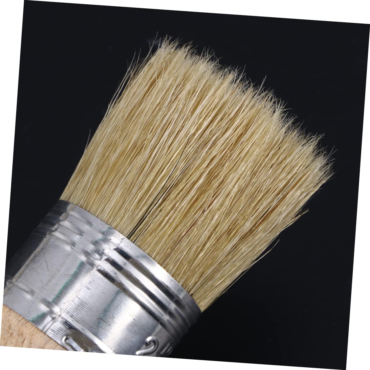 Professional Paint Wax Brush Round Brush Set Large Head for Furniture Decor Wood