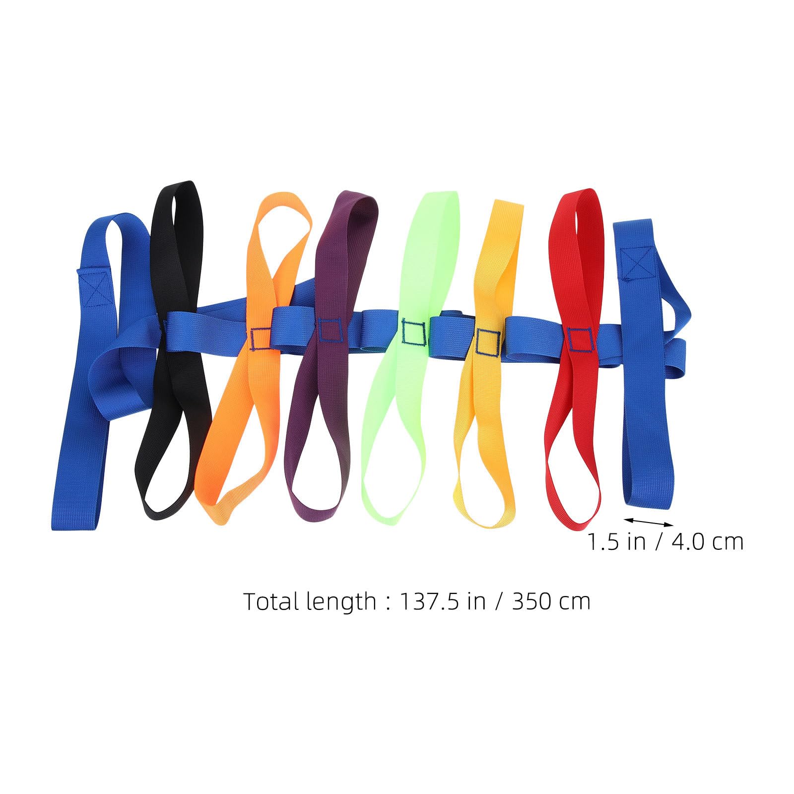 Kisangel Lot de 2 cordes de sécurité pour enfants : corde de marche avec 14 poignées - 3,5 m (11,5 pi) - dragonne anti-perte - rênes anti-fugue pour enfants d'âge préscolaire et de garderie