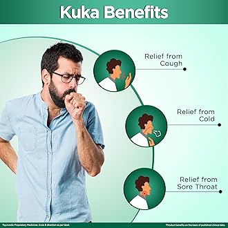 Multani Kuka Cough Syrup | Get Ayurvedic Relief from Throat Issue, Chest Congestion, All Types Of cough & Cold | Goodness Of Tulsi, Pippali, Satpudina & Other Herbs | 200 Ml