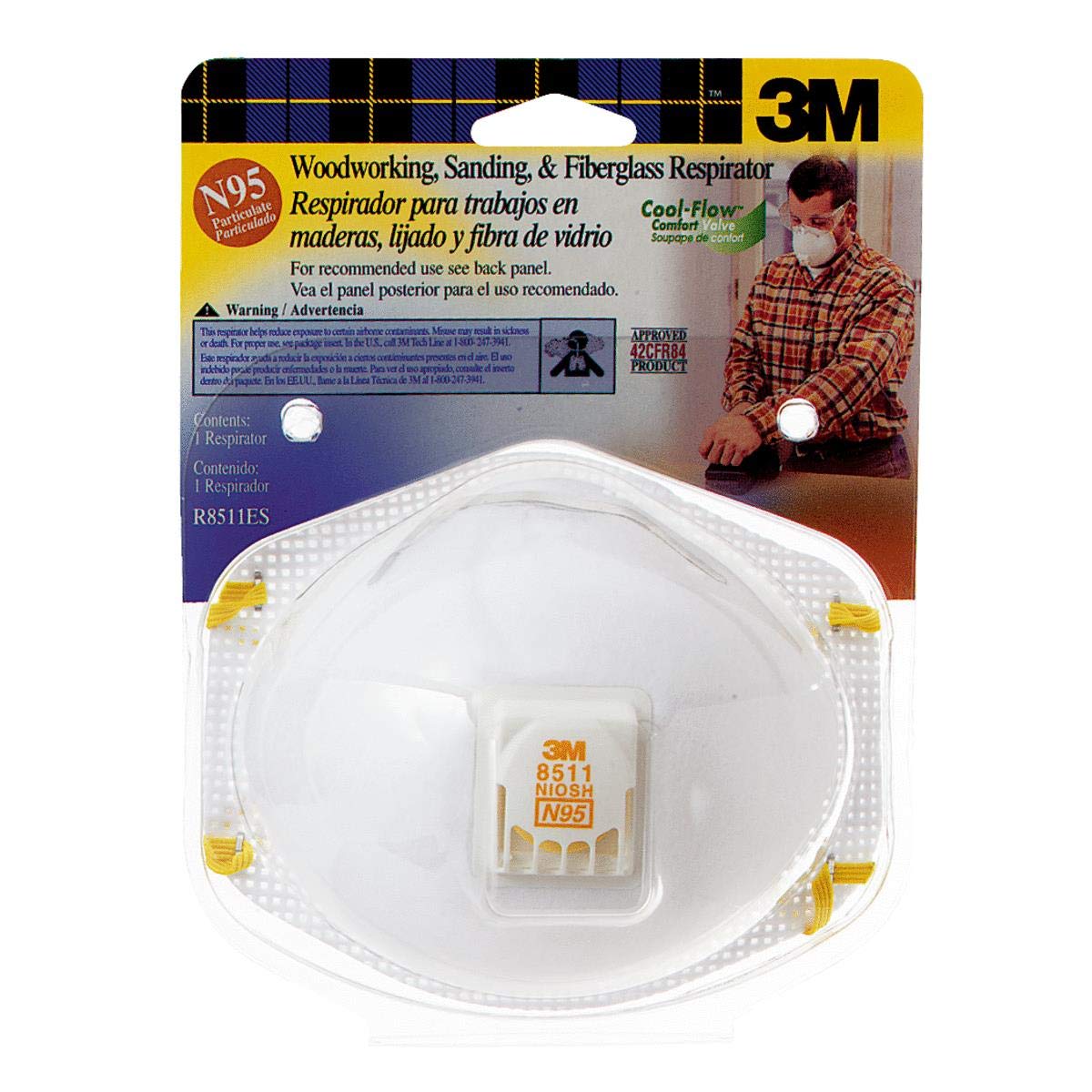 3M 8511Pa1A Particulate Respirator With Fiberglass Insulation Amazon.in Fashion