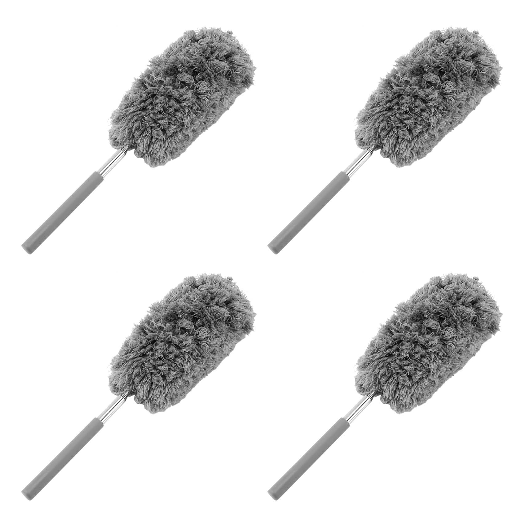 Hndhbfgrt 4X Microfiber Dusting Retractable Household Cleaner Duster Car Sweeper From the Dust Brush