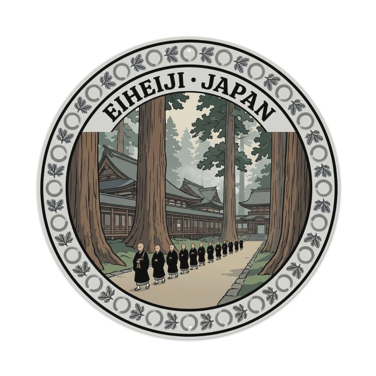 Eiheiji Zen Temple Japan Travel Shrine Journey City Metal Tin Sign
