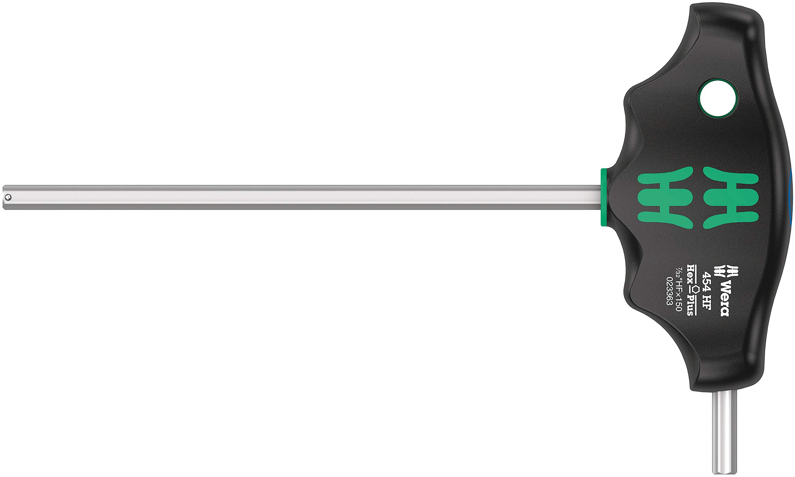 Wera 454 HF T-Handle Hex Screwdriver Hex-Plus - HF Imp 7/32"" x 150mm