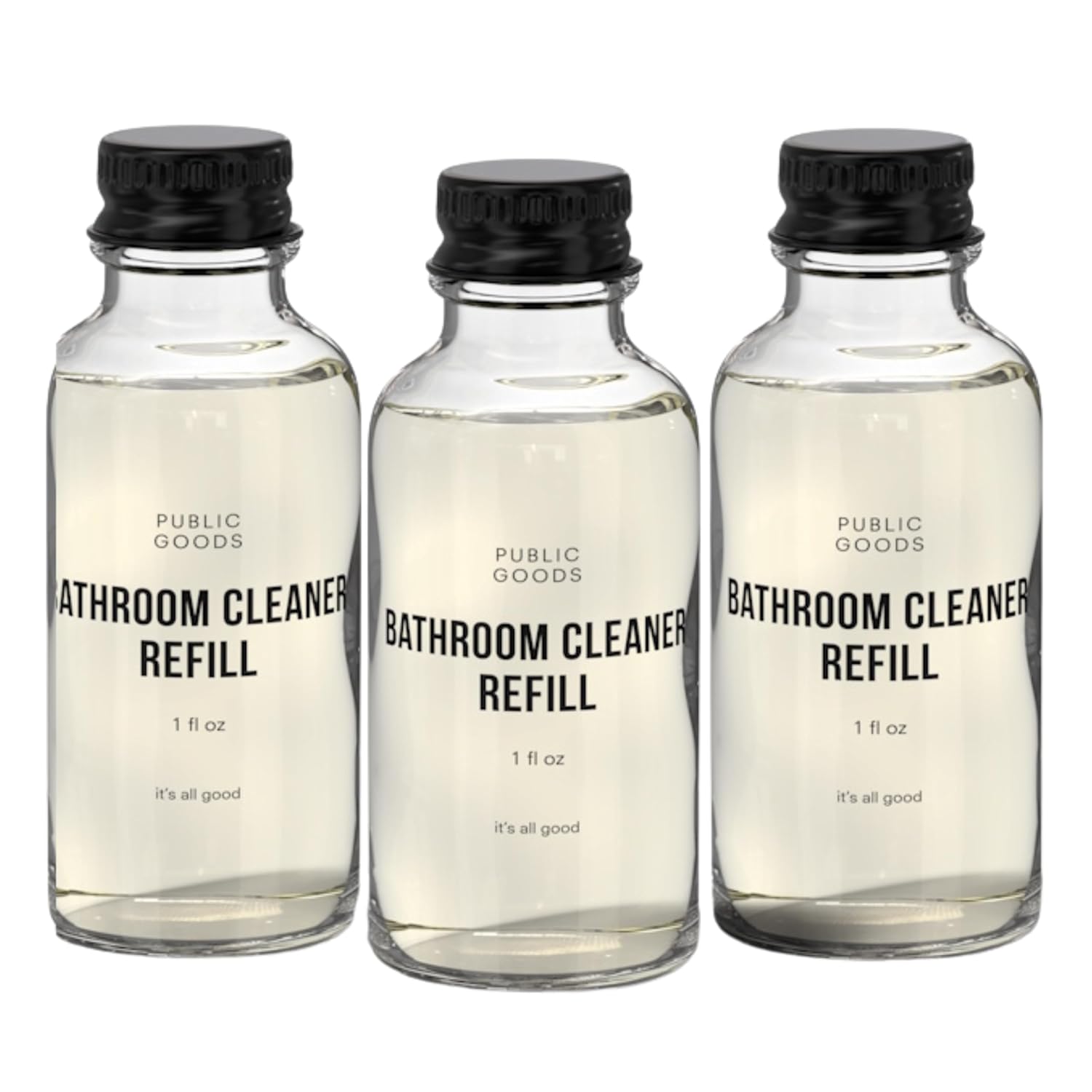 Public Goods Bathroom Cleaner Refill Refill Concentrate for Toilets Tile Showers Sinks Cruelty Free Vegan Friendly Scented with