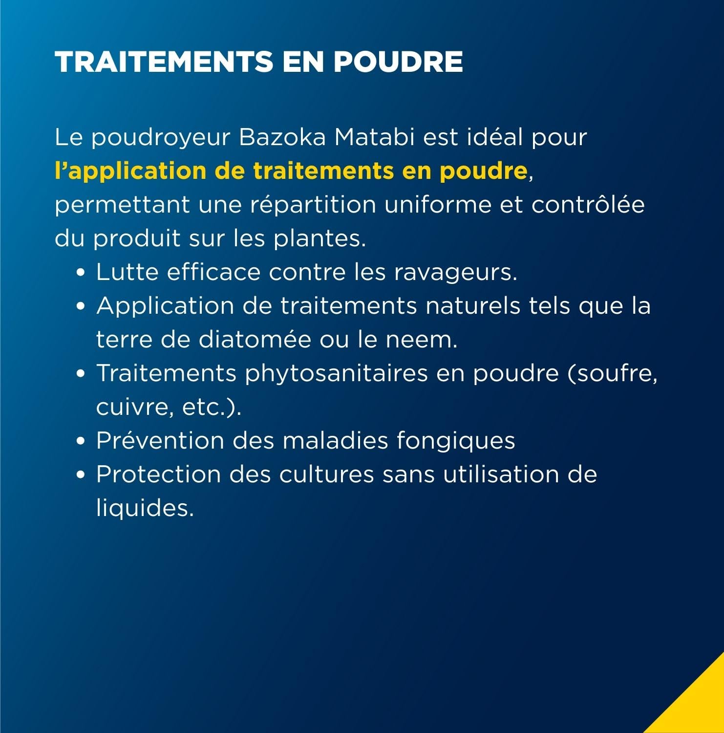 Matabi Polmax - Poudreuse Terre De Diatomée Et Soufre - 9 L | Pour engrais en poudre, avec diffuseur orientable, poudreuse dorsale, adaptée aux produits d’origine naturelle