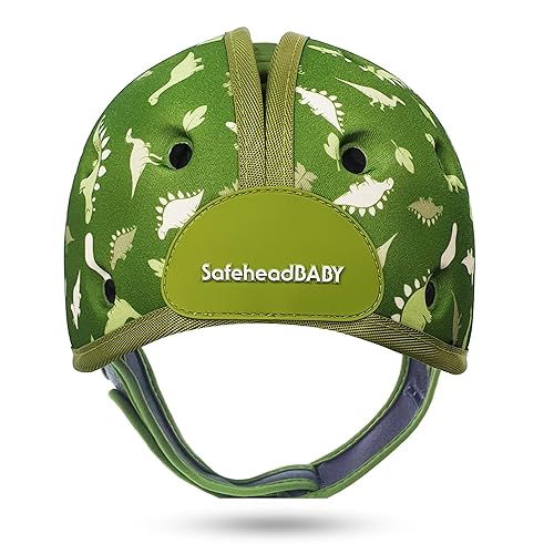 SafeheadBABY Casco protector de cabeza de bebé suave para gatear y caminar de 7 a 24 meses, casco de seguridad infantil ultraligero y transpirable