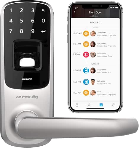 Ultraloq UL3 BT Cadenas intelligent compatible Bluetooth lecteur d'empreintes digitales