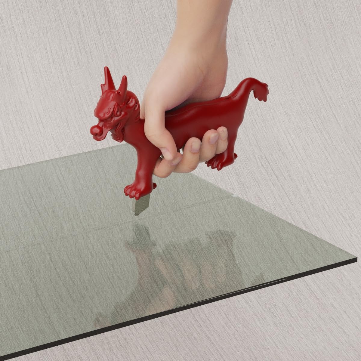 youkzuan Mosaic Glass Nipper Pliers,Aluminum Alloy,Ergonomic,for Cutting Mosaics,Opening Glass, Silver - Image 4