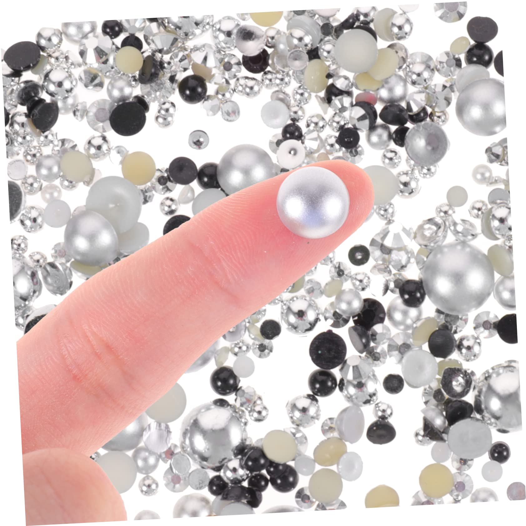 PACKOVE 5 set Per Unghie Per Unghie Per Unghie Ciondoli Per Unghie Spessi Adesivi Per Nail Art Ciondoli Per Unghie Con Scintillanti 3 confezioni * 5