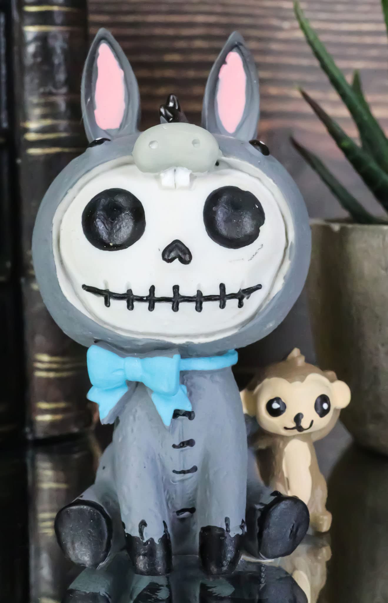 Amazon.com: Ebros Gift Furry Bones Don Quixote Sancho Donkey with Monkey  Doll Skeleton Monster Figurine 3.5" Tall Furrybones Blue Ribbon Donkey Kong  Sculpture : Home & Kitchen