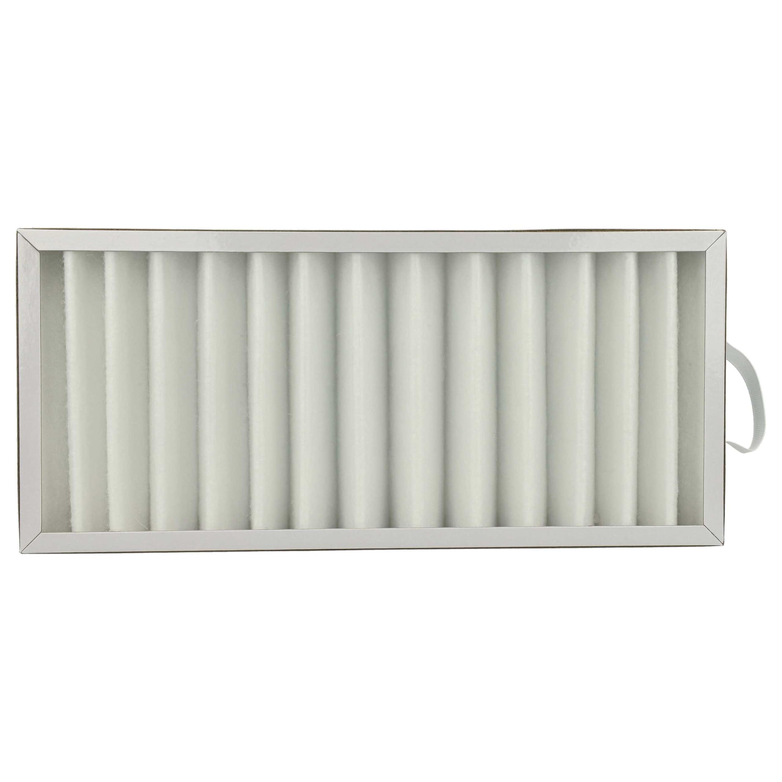 vhbw Filterset kompatibel mit Pluggit Avent P300N, AP300, P300 Lüftungsgerät - Luftfilter G4 / F7 (6 Stück), 35 x 16 x 4,5 cm, Weiß