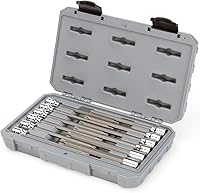 Vista 2 de TEKTON 3/8 Pulgada de transmisión Largo Torx Juego de llaves de punta de estrella, 12 piezas (T10-T60) SHB91305