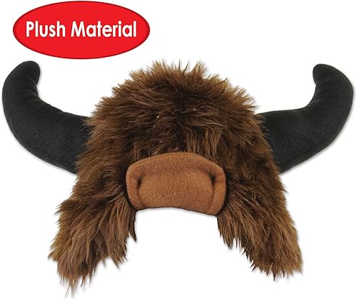 Miniatura 4 de Beistle Unisex Plush Hat, Farm Themed Cap, Party Supplies, Dress-Up Novelty Headwear, Western Accessories, Photo Booth Prop