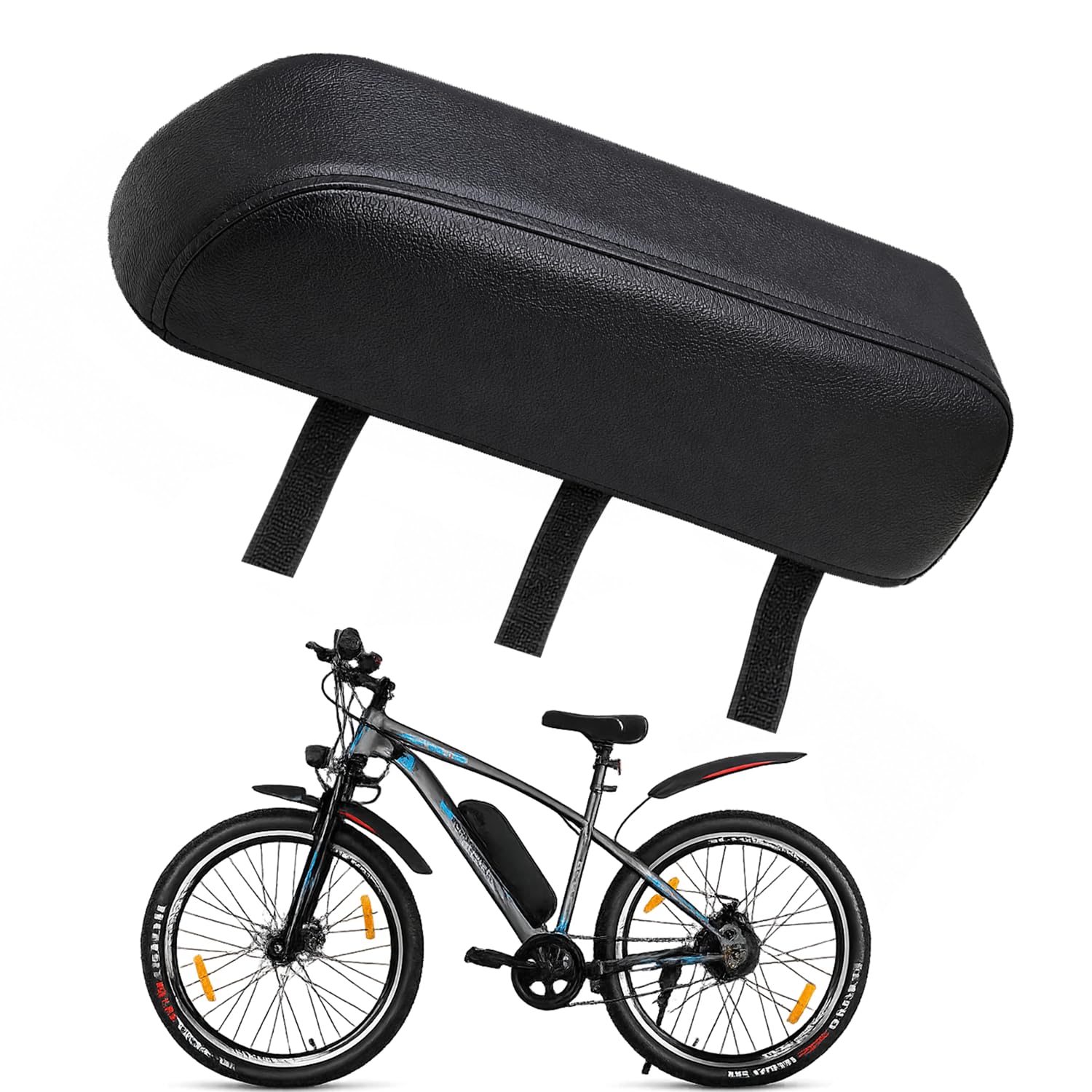 Electric Bicycle Battery Sleeve Cover Compatible with Leader Electric Bicycle | Velcro Closure - Black | Waterproof, Dustproof & Scratch-Resistant E-Bike Battery Protection Cover-picture-30
