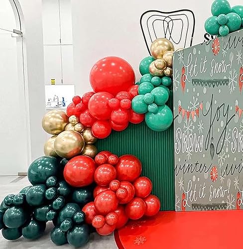 Miniatura 10 de KALOR Kit de arco de guirnalda de globos blancos, 110 unidades, diferentes tamaños, globos de fiesta de 1812105 pulgadas, globos de fiesta para