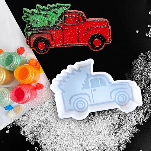 Miniatura 3 de Moldes de frescor de coche para árbol de Navidad molde de silicona de frescor de coche Rifanda para cuentas de aroma frescuras de automóvil vela de