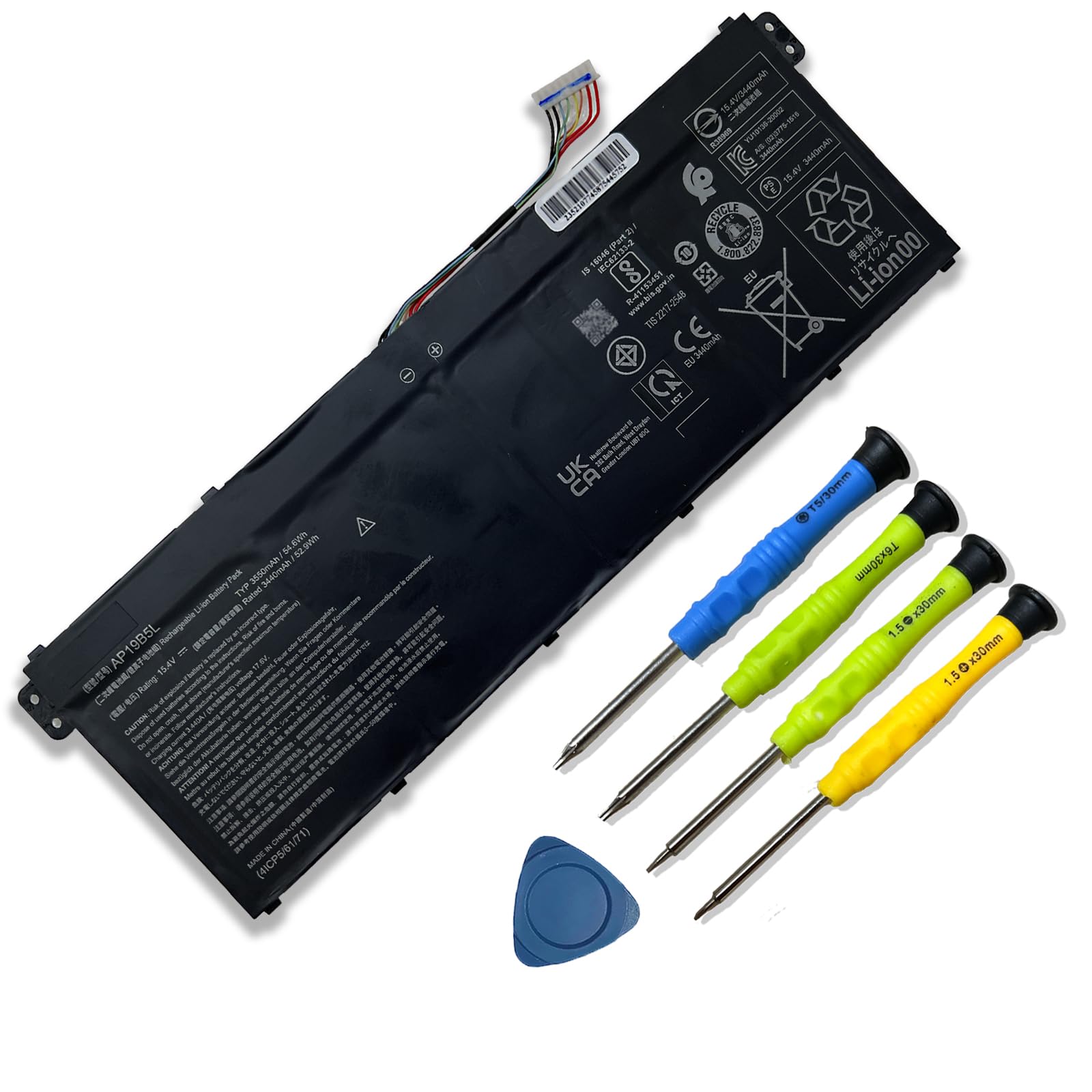 Amazon.com: Mobik AP19B5L Laptop Battery Replacement for ACER