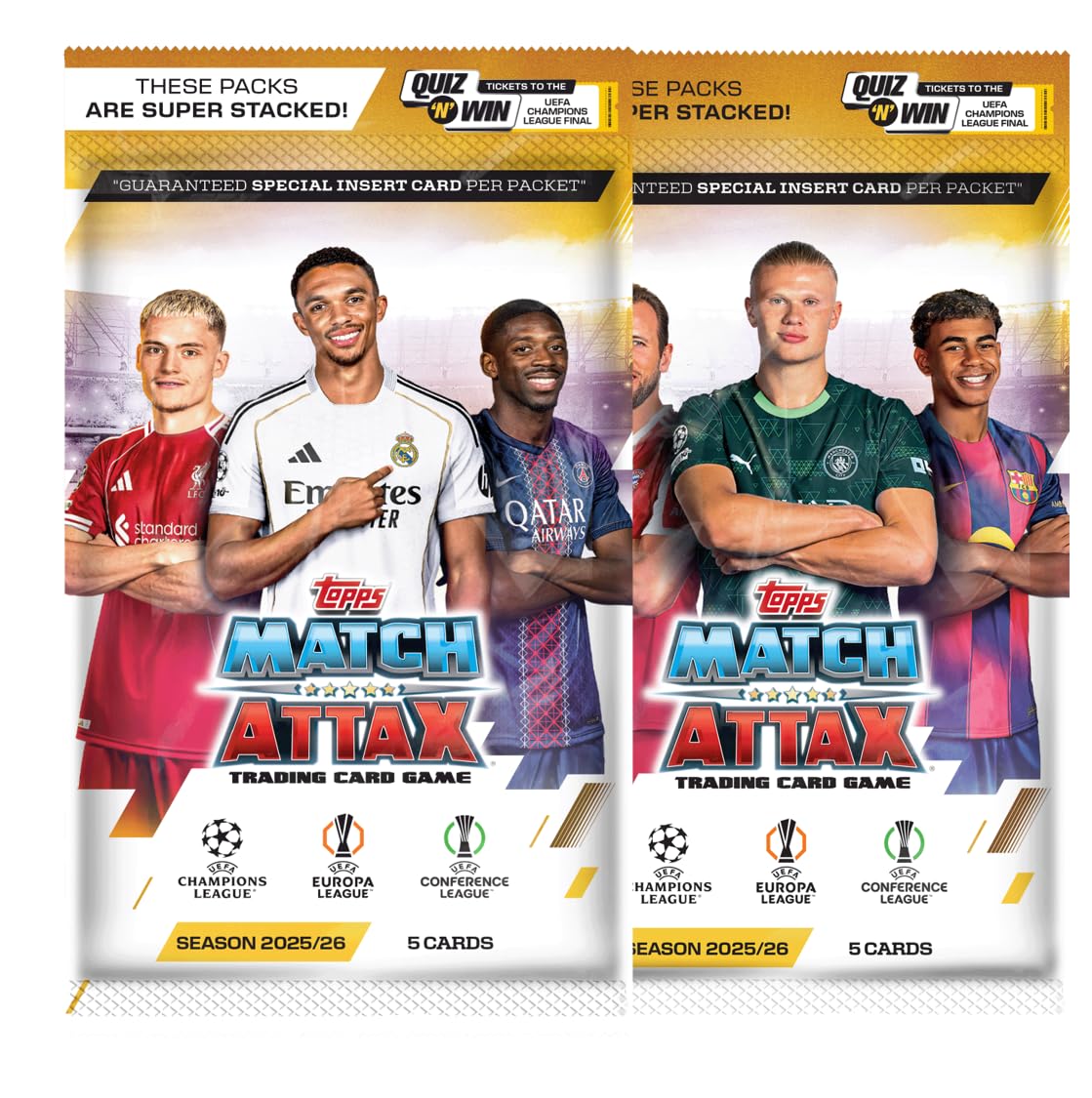 Topps UEFA Champions League Match Attax 2025-26 Trading and Collectible Card Game (Flow Pack of 34) — Amazon image 3