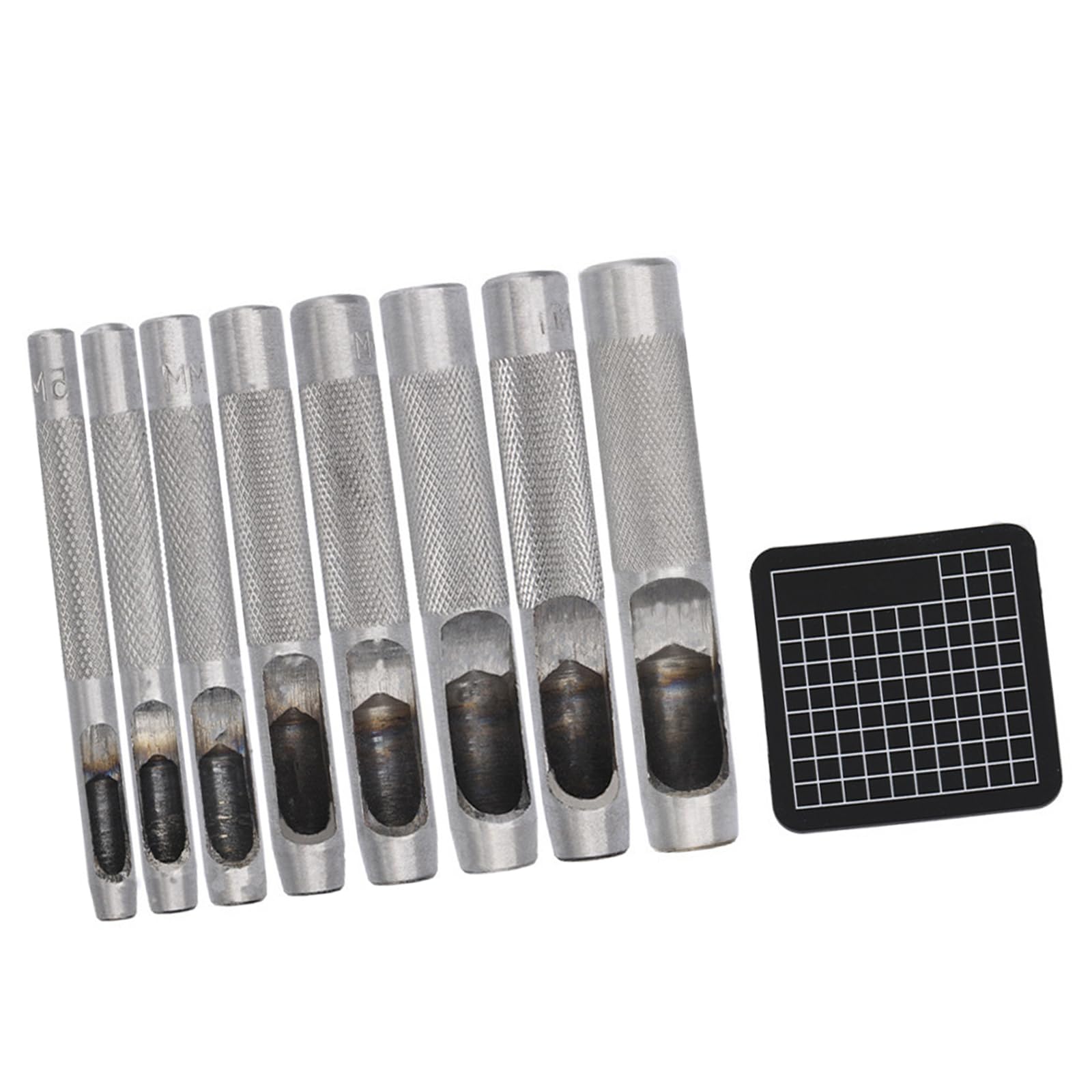 Buxuaaaa Duty Alloy Round Hole Puncher Hollow Leather Hole Punching Tool for Leathercraft Belts Shoes Watch Band Making Round Puncher for Craft