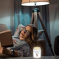 Vista 7 de Velas de soja perfumadas de lavanda, regalos para mujeres u hombres, regalos divertidos y lindos para recuperación del cáncer después de la cirugía