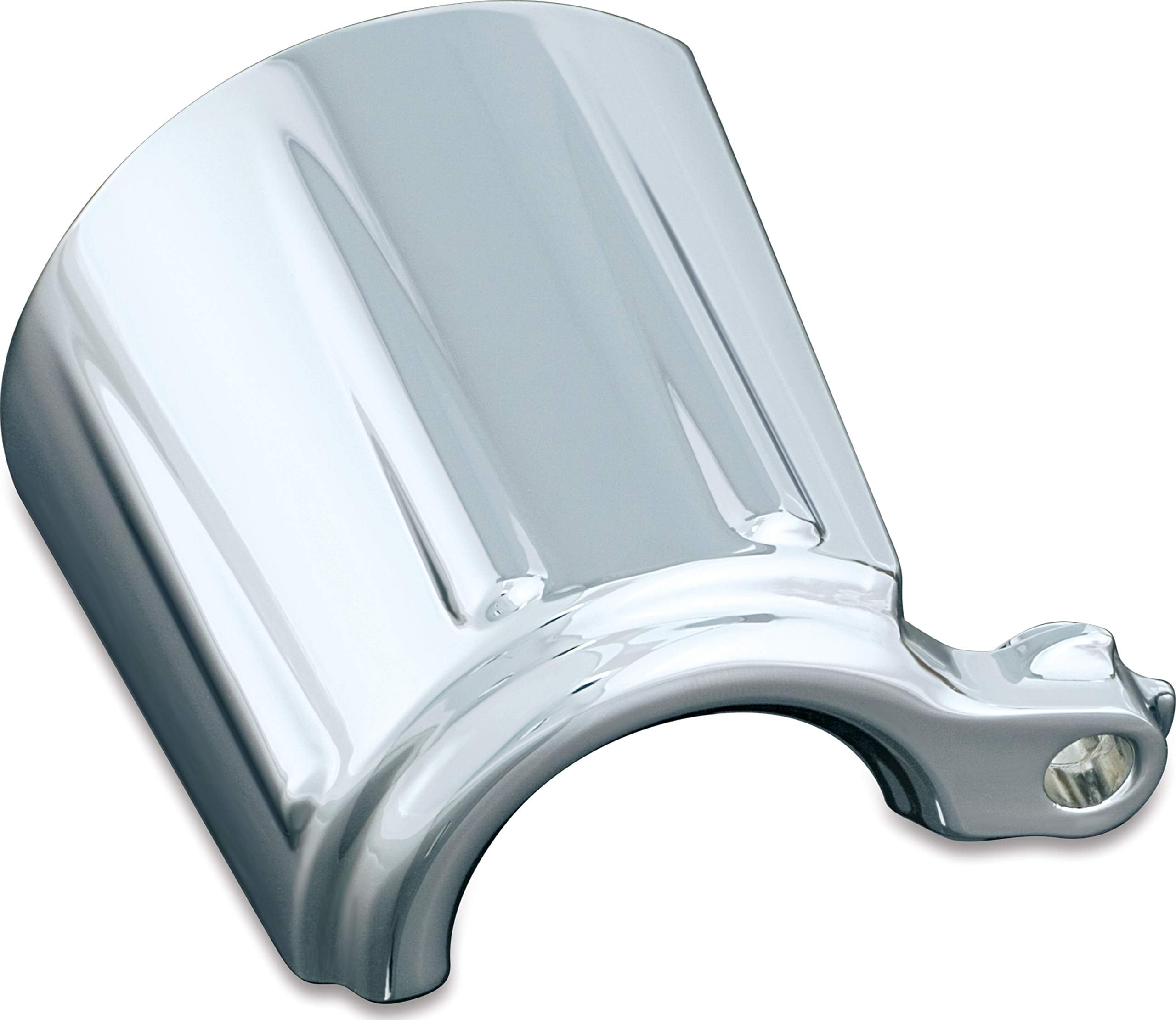 8370 Motorcycle Engine Accessory: Inner Primary Cover Front Extension for 1990-2006 Harley-Davidson Motorcycles, Chrome , black