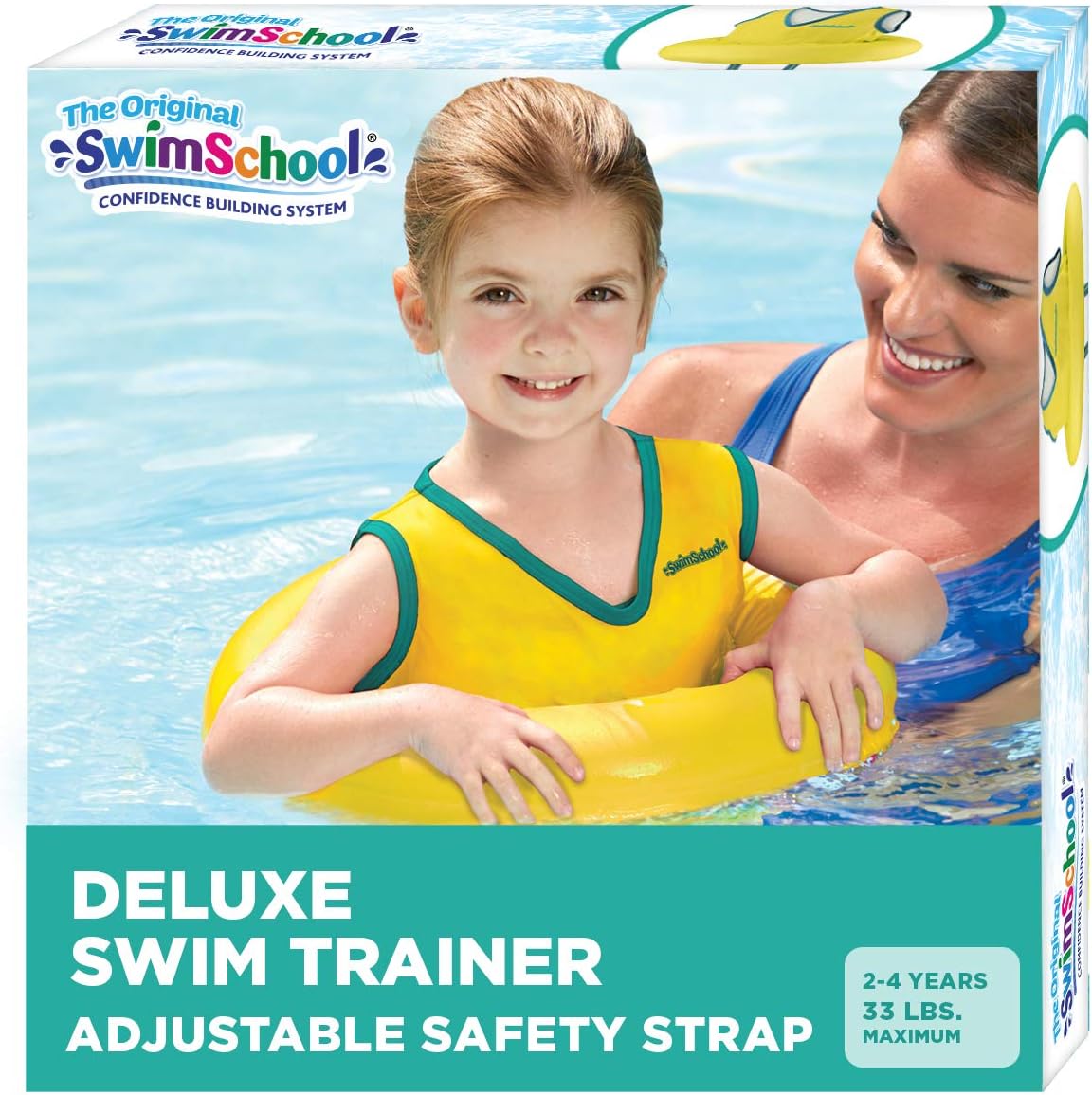 TOT Swim Trainer Vests for Toddlers Ages 2-4 – Boys/Girls – Multiple Colors/Styles – Learn to Swim Pool Floaties