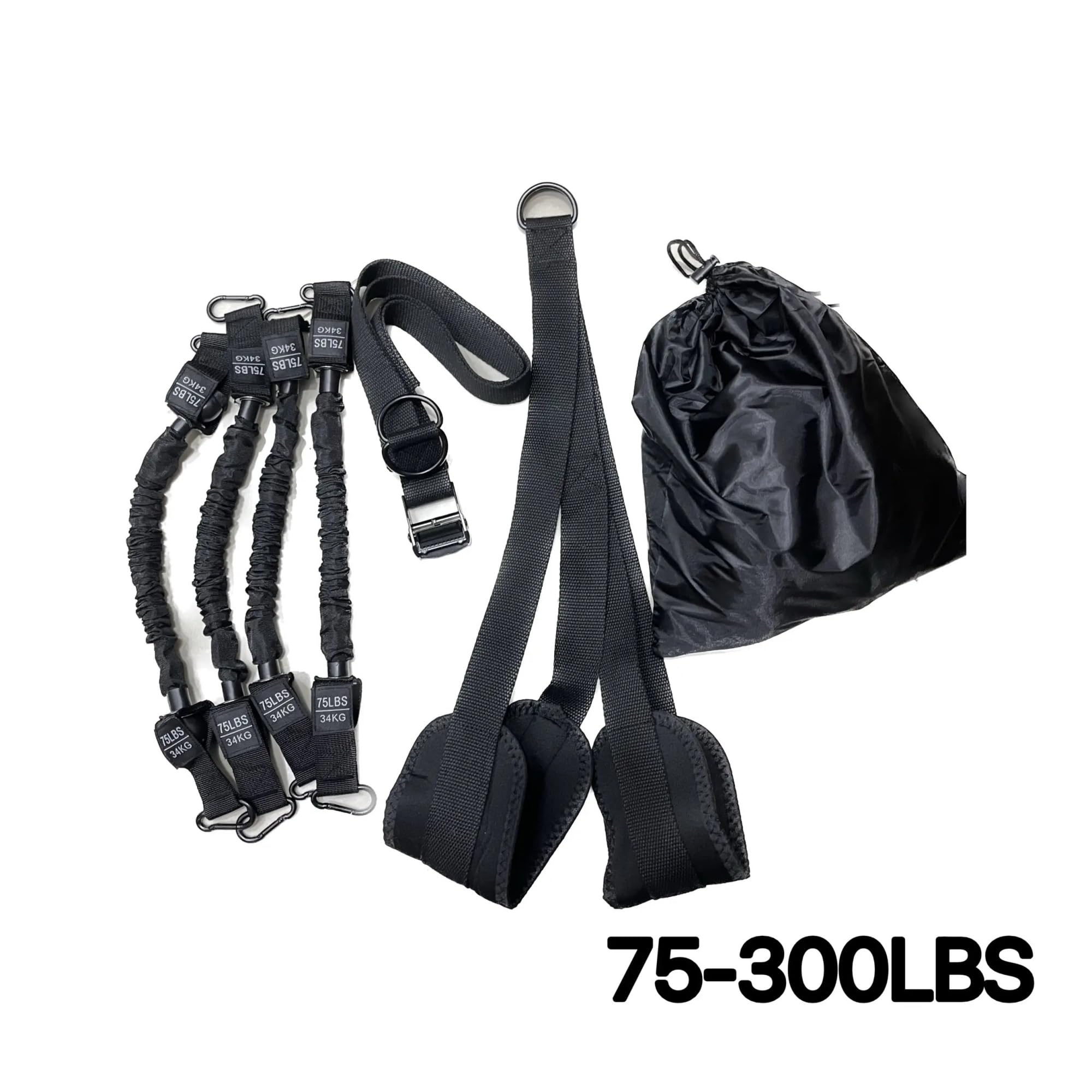 fasce di resistenza con maniglie Fasce cintura assistita 75-300 LBS Assistenza multifunzionale