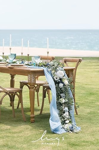 Miniatura 5 de Ling's moment - Guirnaldas artificiales de flores para centros de mesas de invitados