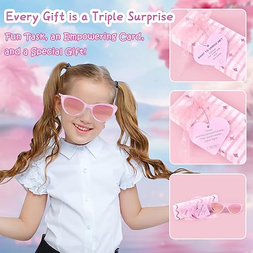 Miniatura 4 de MH MYLUNE HOME Regalos de Navidad para niñas adolescentes, cesta de regalo rosa para cumpleaños, graduación, caja de regalo para adolescentes,