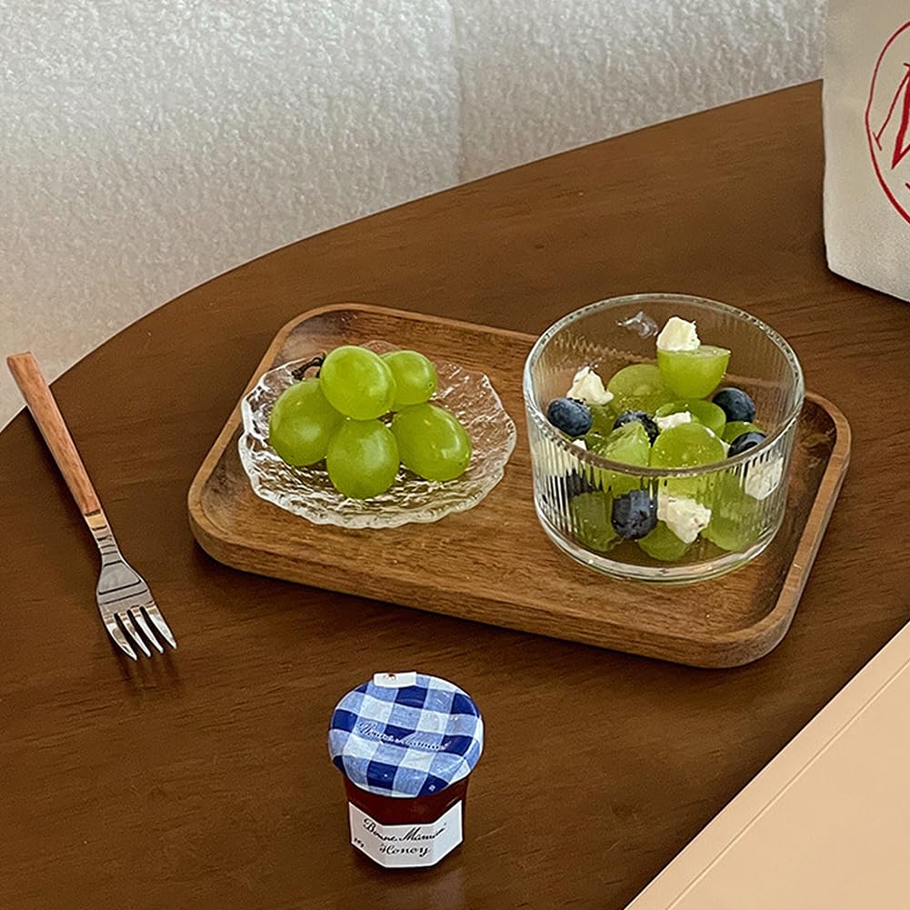 FARYODI Set di 8 bicchieri da dessert trasparenti da 200 ml, piccole ciotole da dessert in vetro, per tiramisù, panna cotta, gelati, budini, yogurt, marmellate e dolci