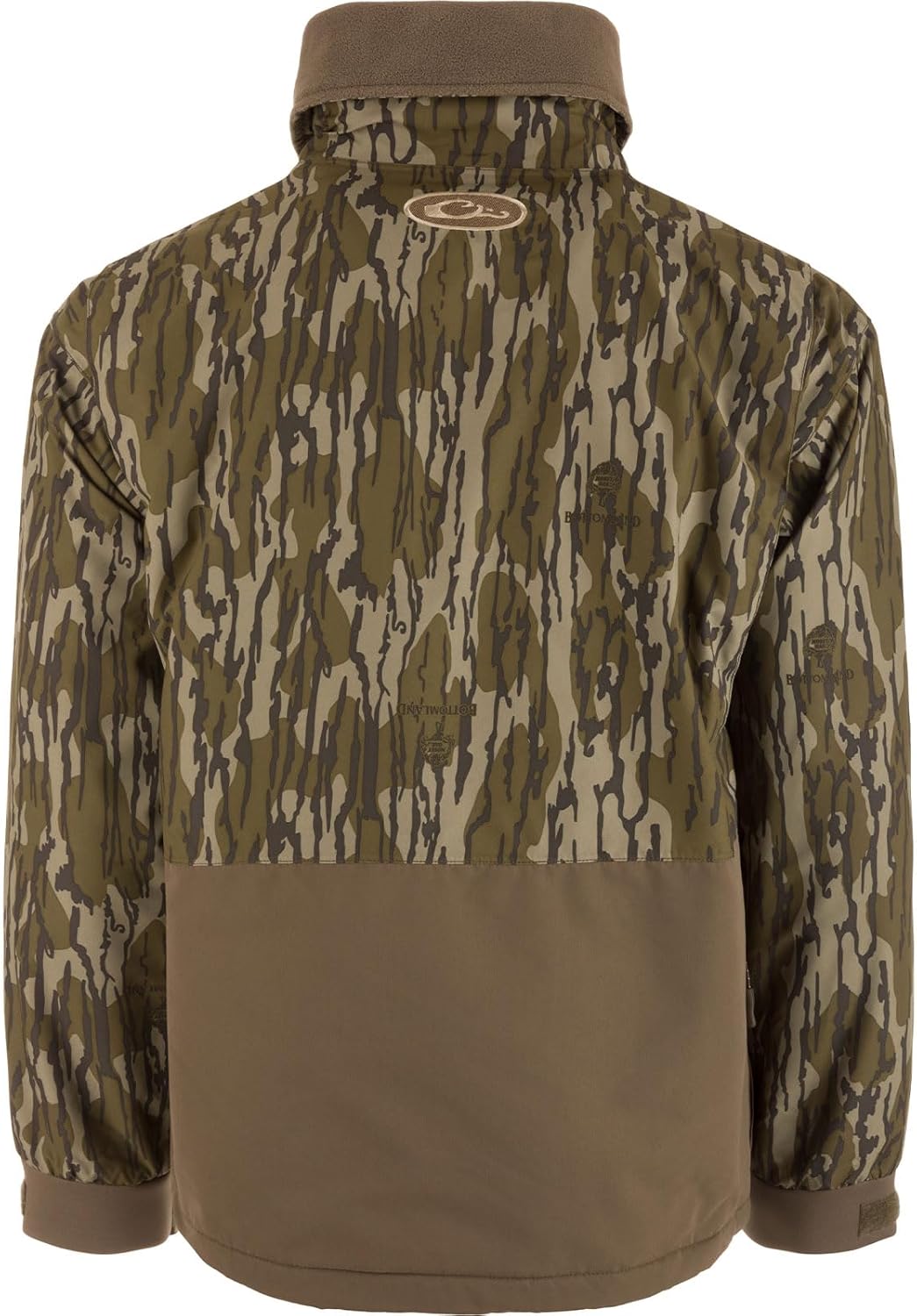 Drake Waterfowl Men's MST Waterproof Fleece-Lined 1/4 Zip Hunting Windproof Breathable Pullover Jacket with Multiple Pockets