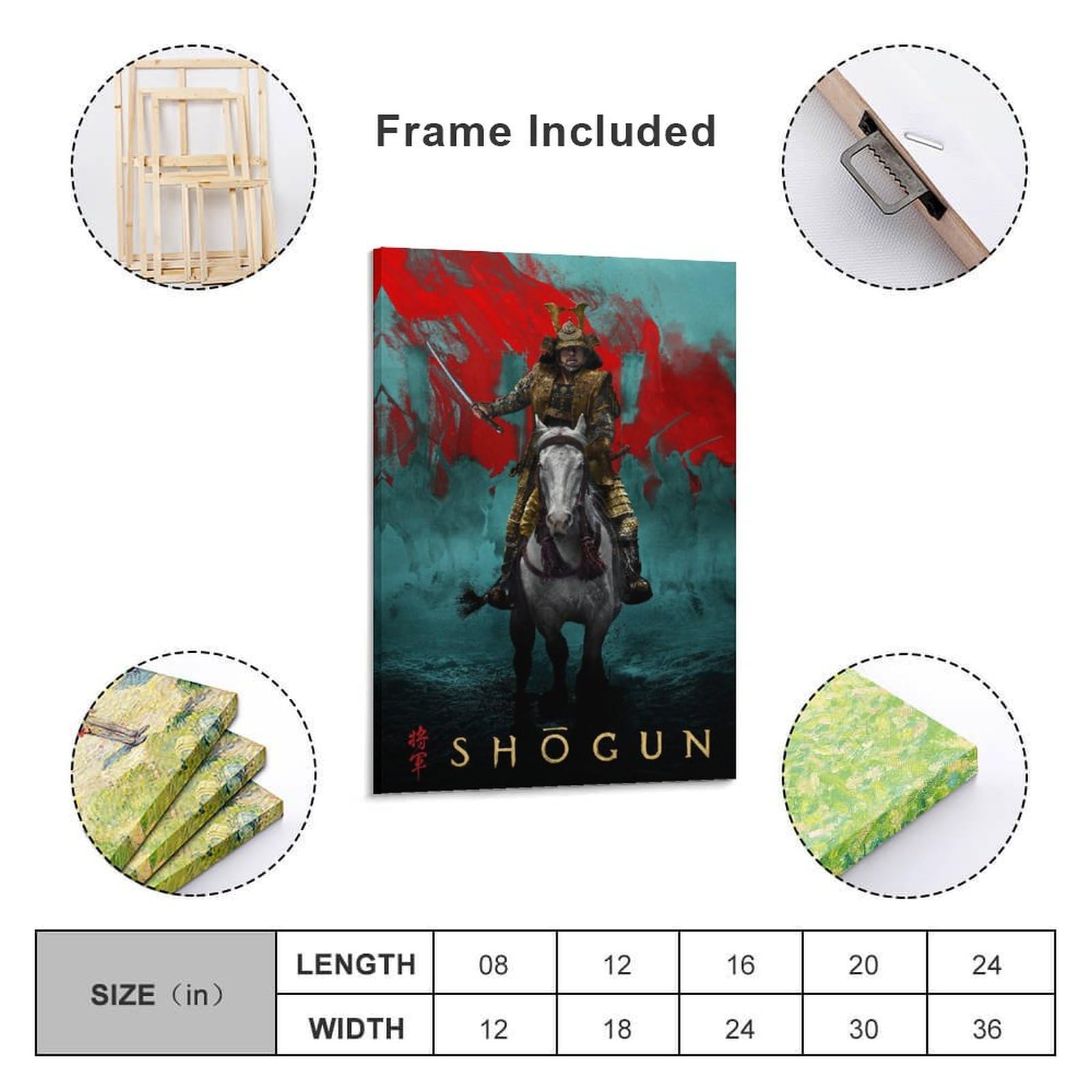 非売品　真田広之　特大ポスター Amazon.co.jp: 映画ポスター「SHOGUN 将軍」，主演：真田広之