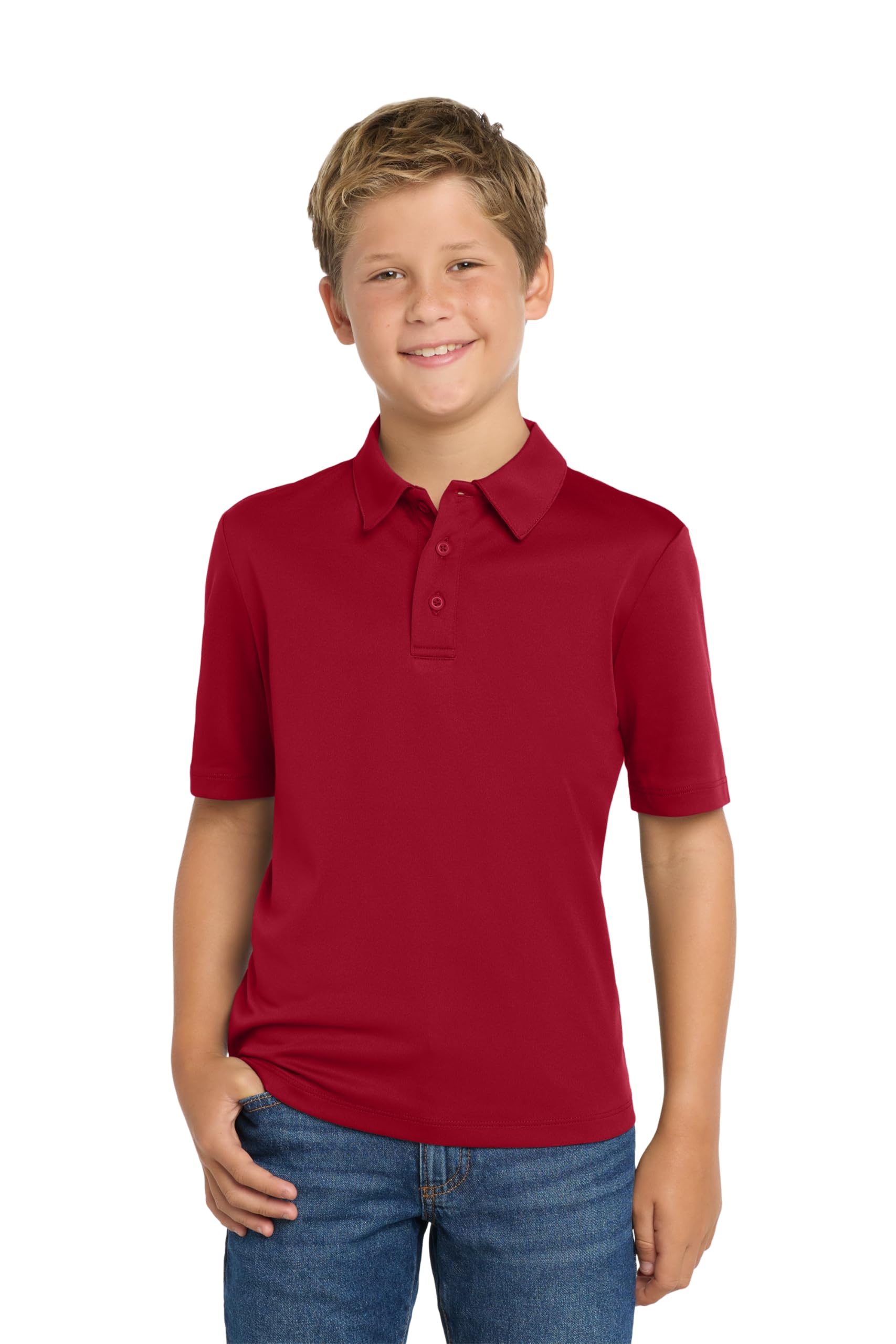 Port Authority Youth Silk Touch Performance Polo