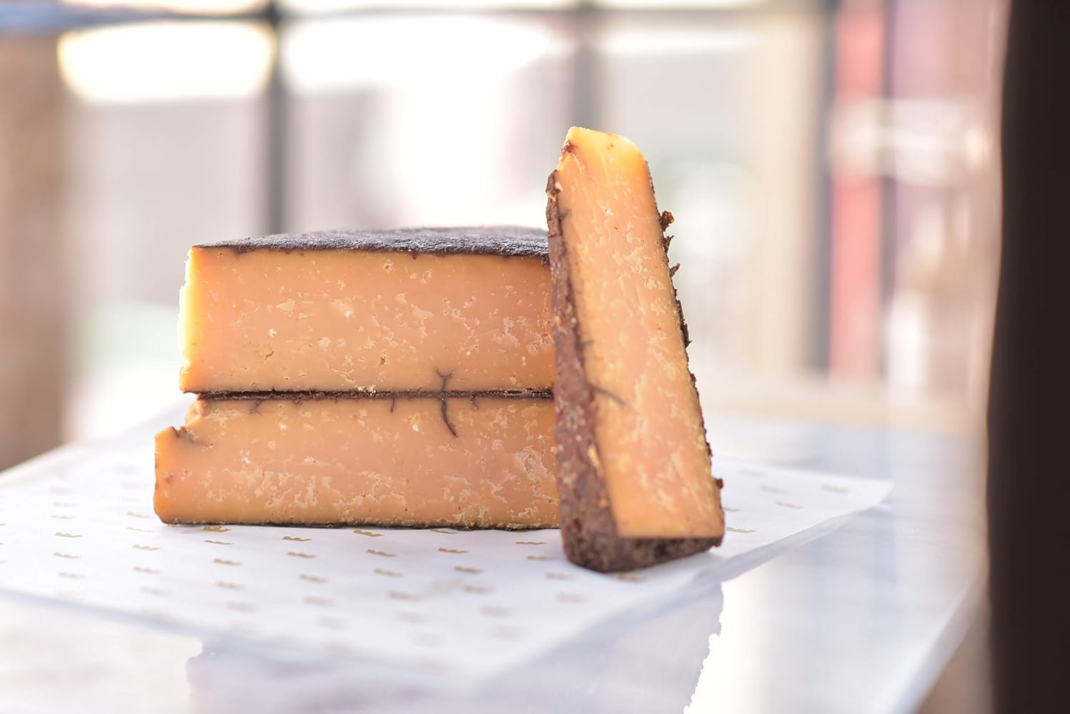 Tony Caputoâ€™s Cheese Caves Cave Copper Caputo 1lb | Assiago-Style, 16 Month Aged Made with Cows Milk and Cherries | 1 Pound Piece