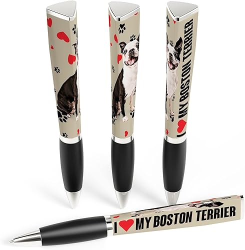 Miniatura 5 de ANINKABOVE I Love my Pomeranian Dog Pen - Bolígrafo de punta media con tinta negra suave para escribir y rellenar el mejor regalo para todas las