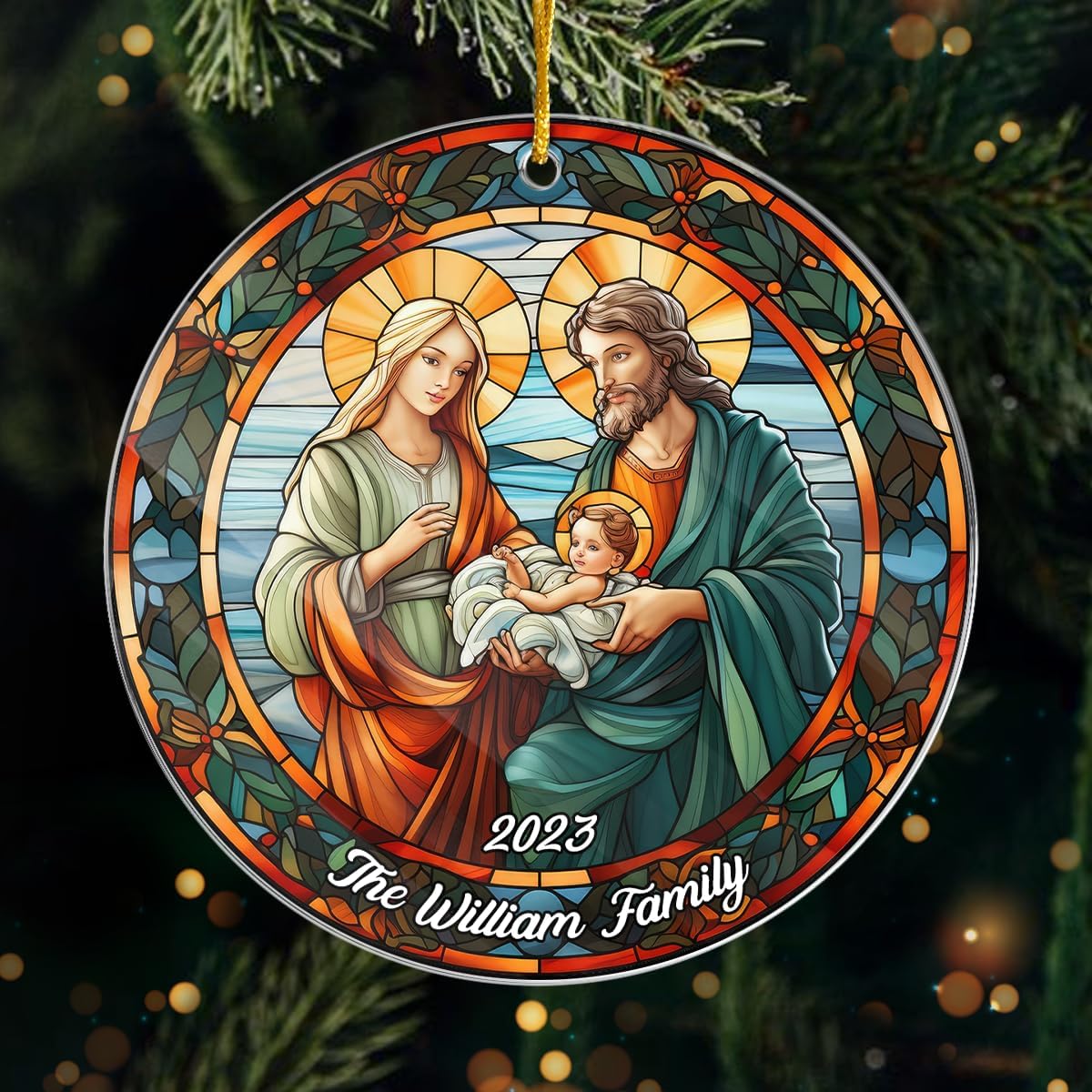 Pawfect House Personalized Christmas Nativity Scene