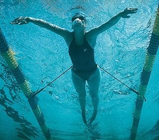 StretchCordz Stationary Swim Trainer, in-Place Resistance Swim Training