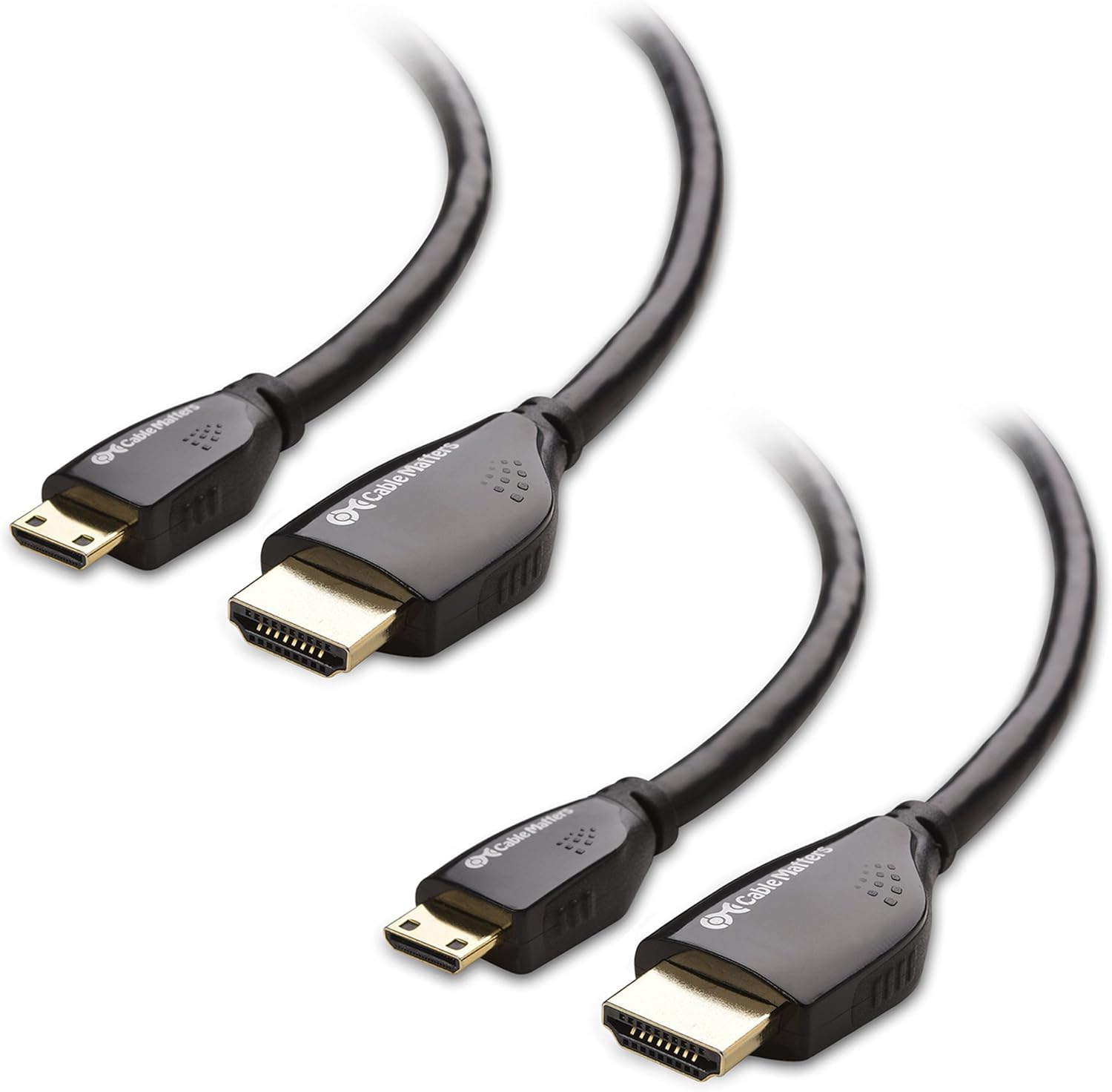 Cable Matters 2Pack High Speed HDMI to Mini HDMI Cable (Mini HDMI to