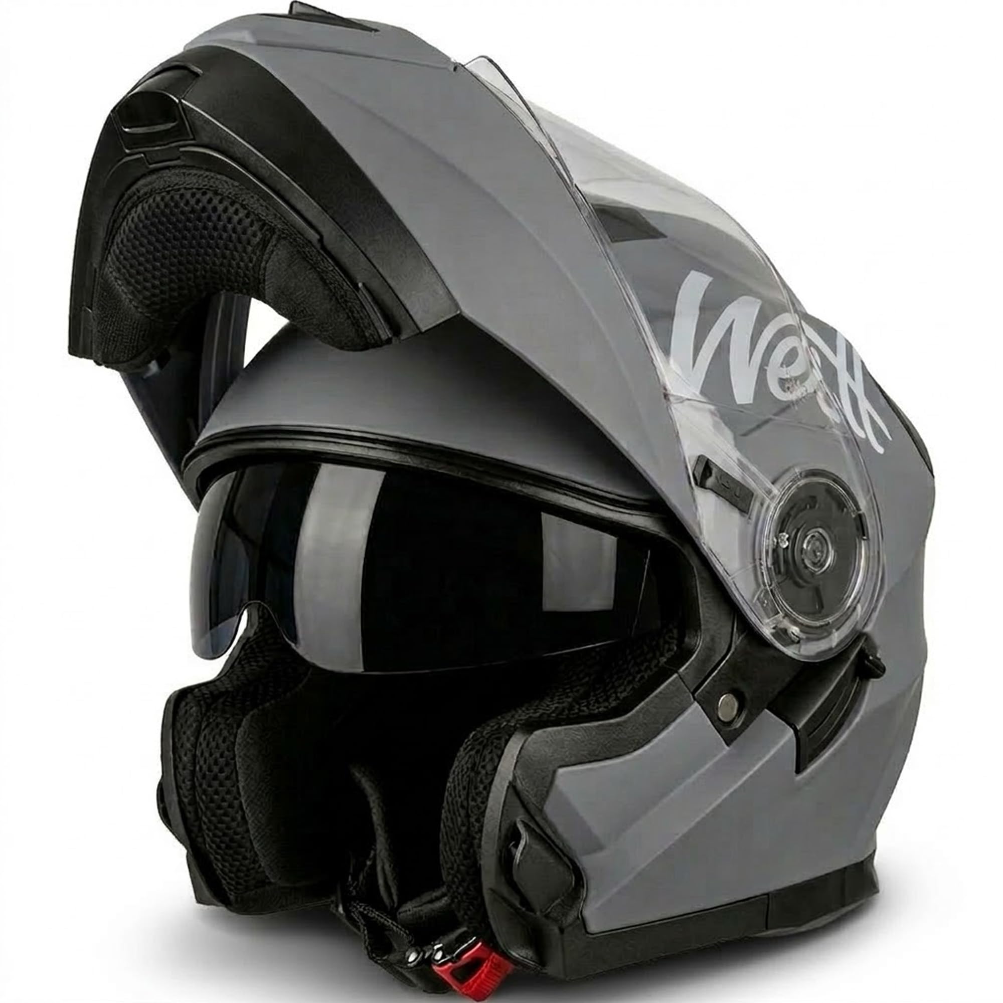 Amazon.com: Westt Modular Motorcycle Helmet - DOT Approved - Full