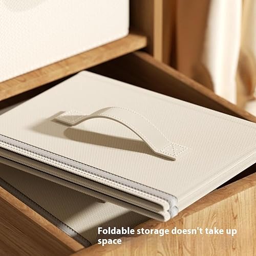 Miniatura 4 de Contenedores de almacenamiento con tapas, organizadores de armario y almacenamiento plegables de 9 litros, organizador pequeño para ropa  ropa