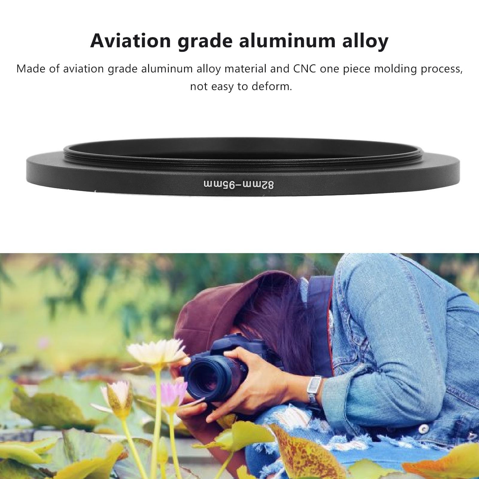 82 Mm do 95 Mm Pierścienie Pośrednie Step Up do Obiektywu Aparatu Adapter Filtra Metalowy pierścień Filtra Step Down Pierścień Pośredniczący do Obiektywu Step Up Pierścień