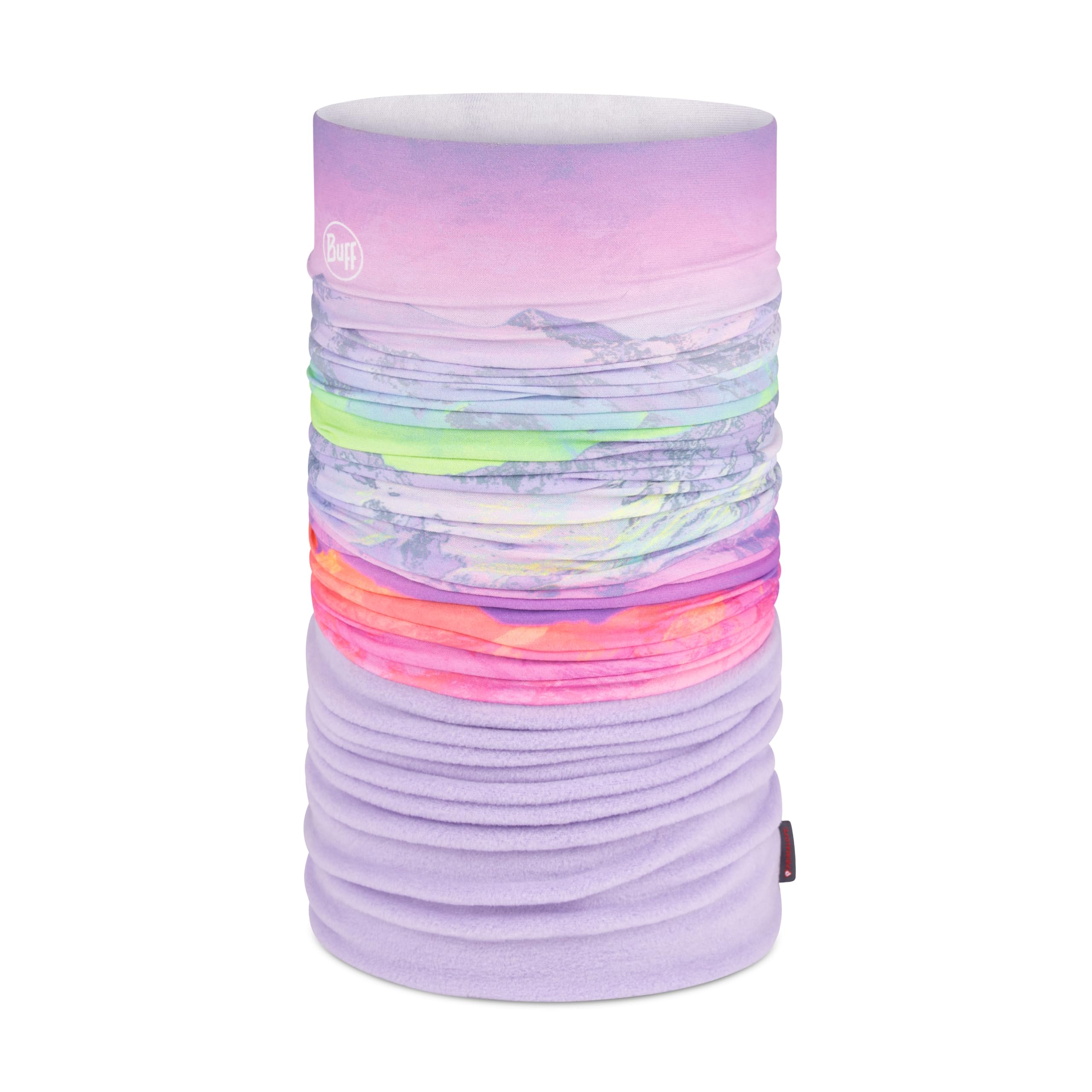 Buff| Braga de cuello Polar Multifucional, Calida, Forro, Comoda, Sueve Hombre Mujer Talla única Lilac