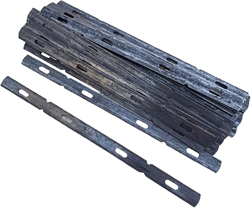 Sandbaggy Bridas planas X para formas de hormigón (para paredes de 8 pulgadas), acero de calibre 11, compatibles con pernos de cuña estándar, formas