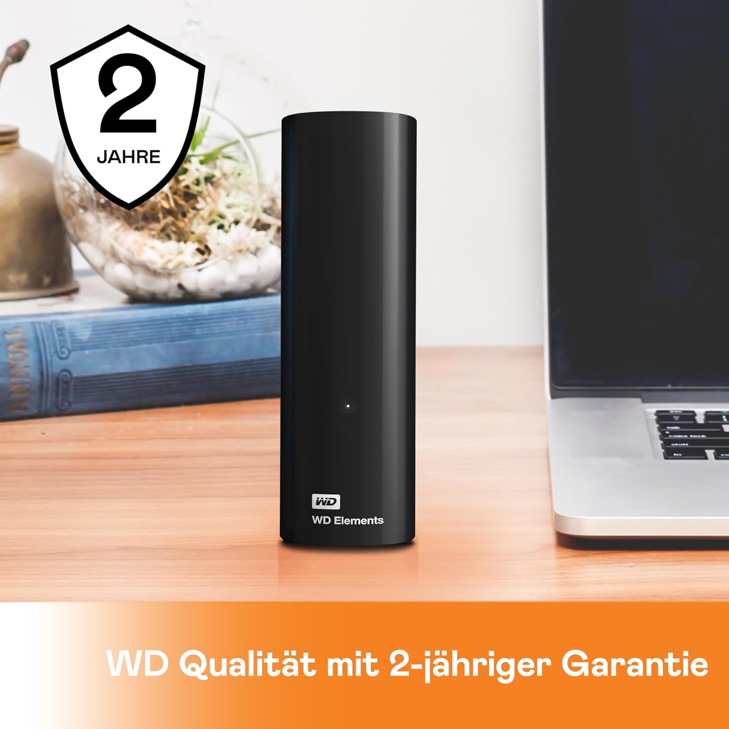 WD Elements 24 TB Disco duro externo de escritorio, Compatibilidad USB 3.0, Plug-and-Play solución para un fácil almacenamiento adicional de tus fotos, música, vídeos y archivos importantes. 7