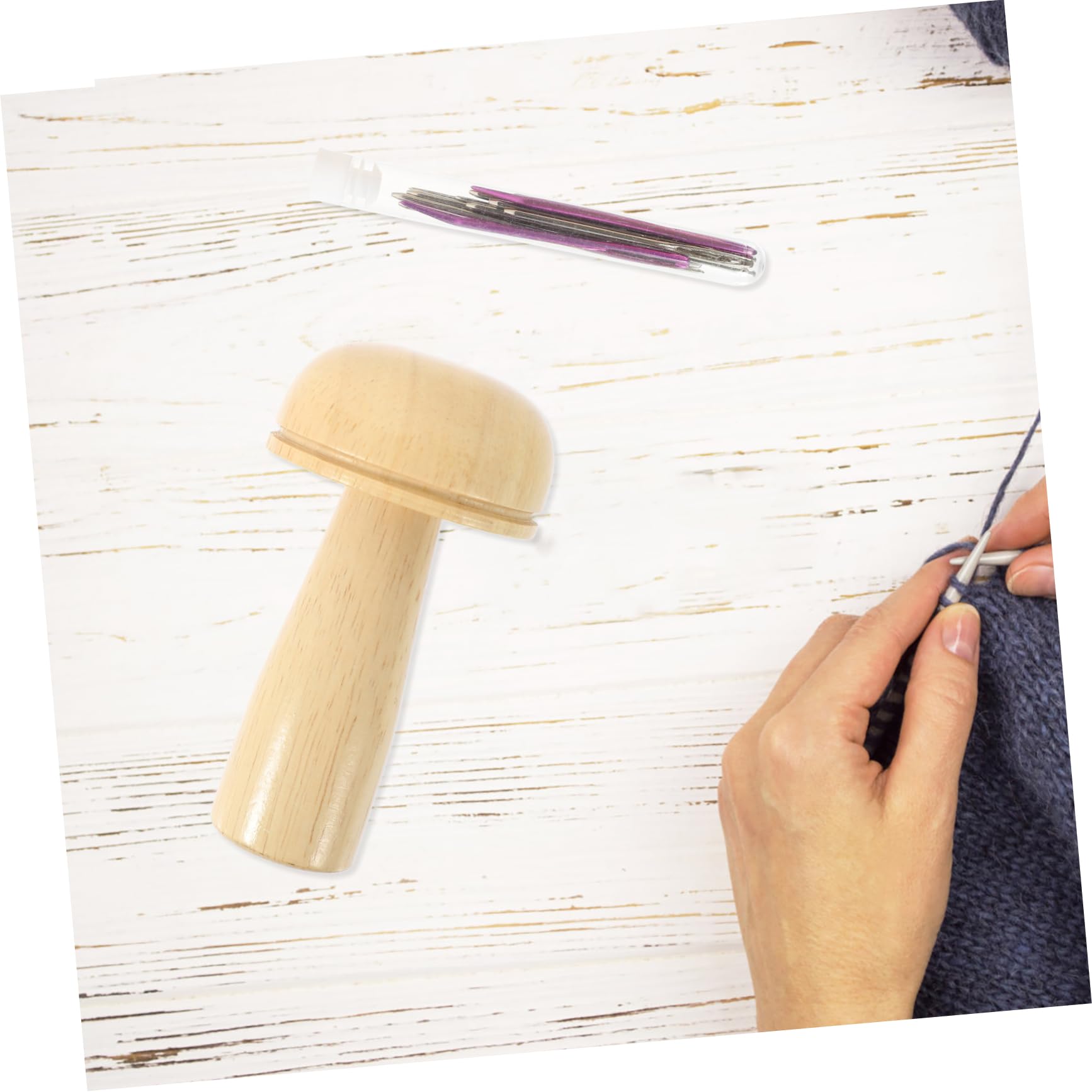 STOBOK 3sets Aghi Da Cucire Ergonomici Per Rammendo Di Aghi Per Maglia e Riparazione Strumenti Di Cucito Portatili Varie Colorazioni Per Maglioni Cappelli e Guanti