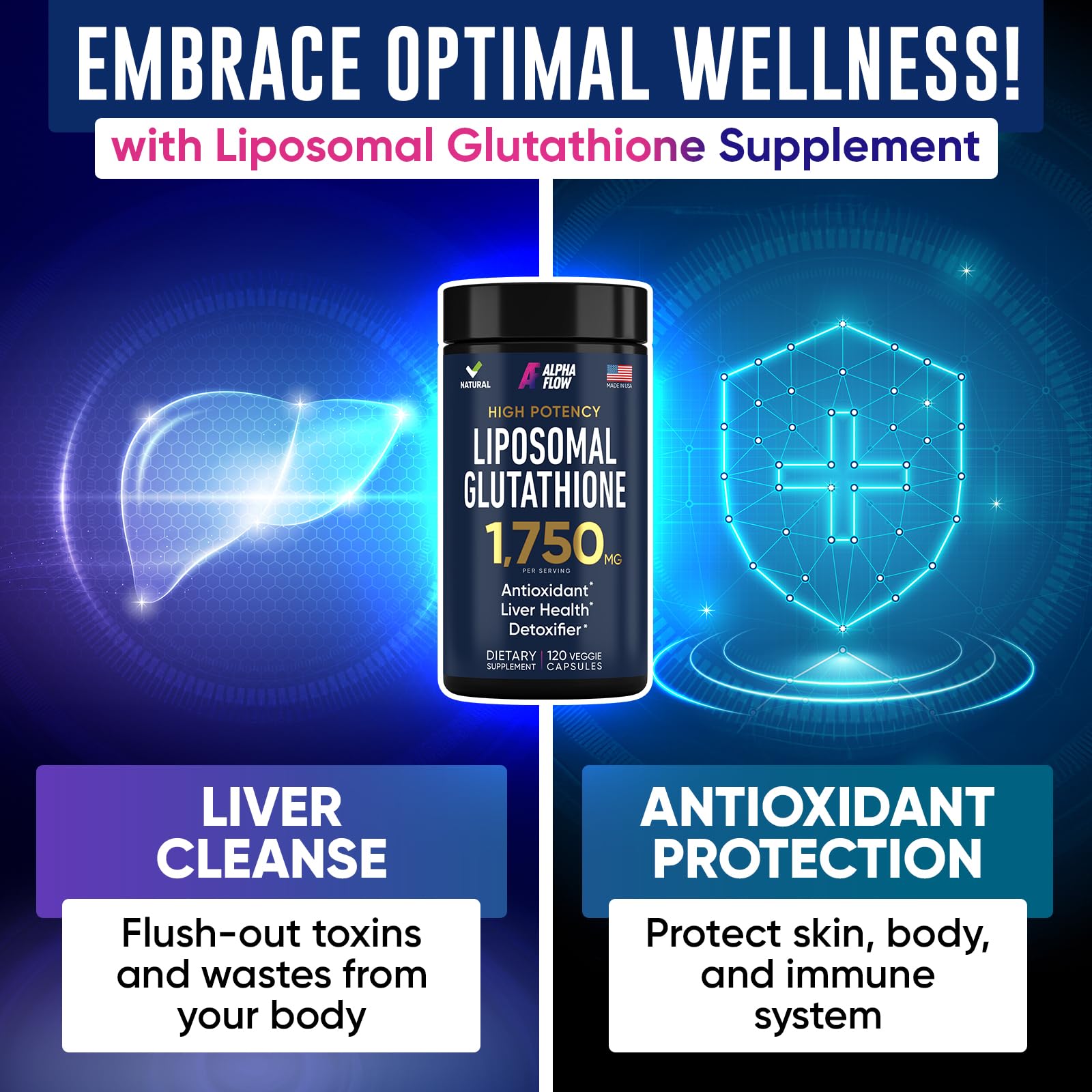 your energy systems glutathione Amazon.com: Alpha Flow (Bundle) L Tyrosine 1000mg & Liposomal Glutathione  1750mg - All-Natural Focus, Energy, and Liver Support - Non-GMO,  Gluten-Free, Vegan