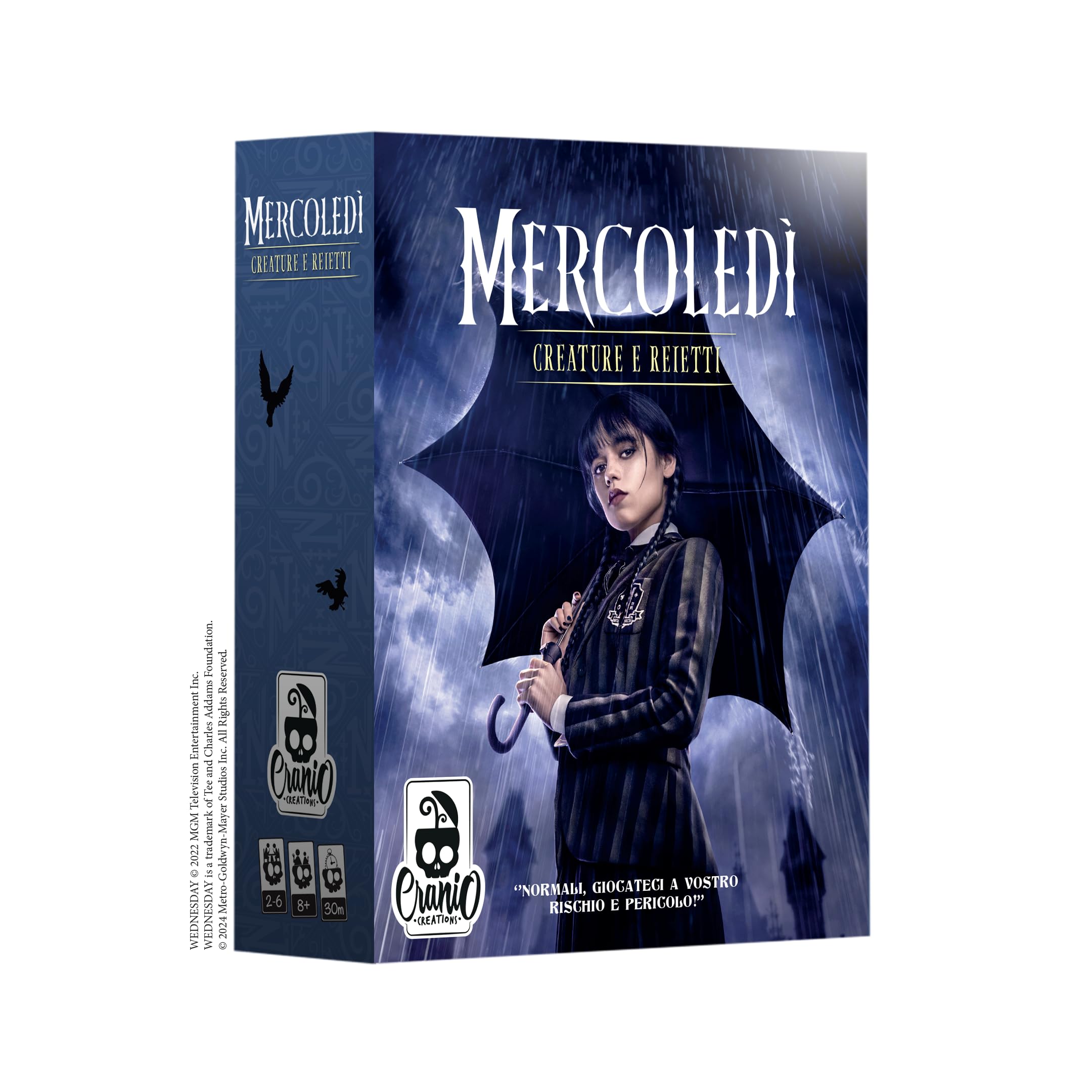 Cranio Creations - Wednesday, Creatures and Outcasts - The Official Card Game - Italian Edition