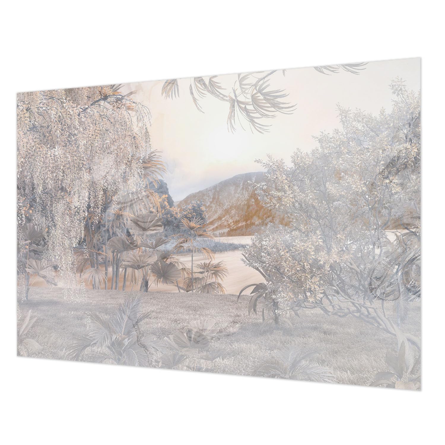 Papier peint intissé 312x219 cm grand format avec colle incluse Tulup